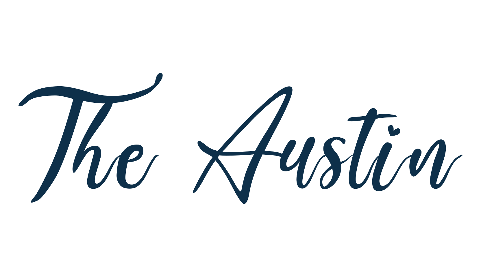 The Austin, script calligraphy fancy decorative font preview