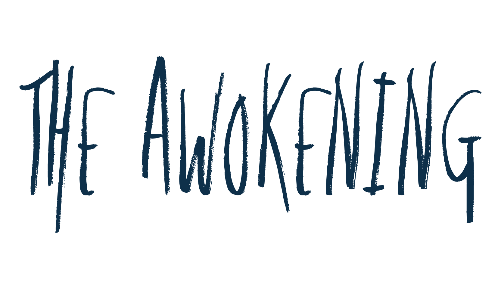 The Awokening, script brush fancy decorative calligraphy font preview