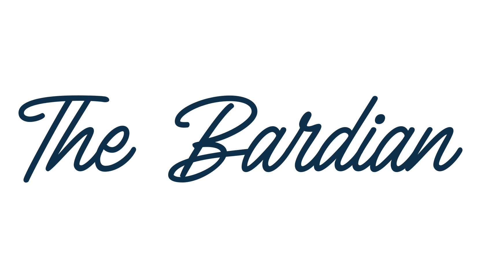 The Bardian, fancy decorative font preview