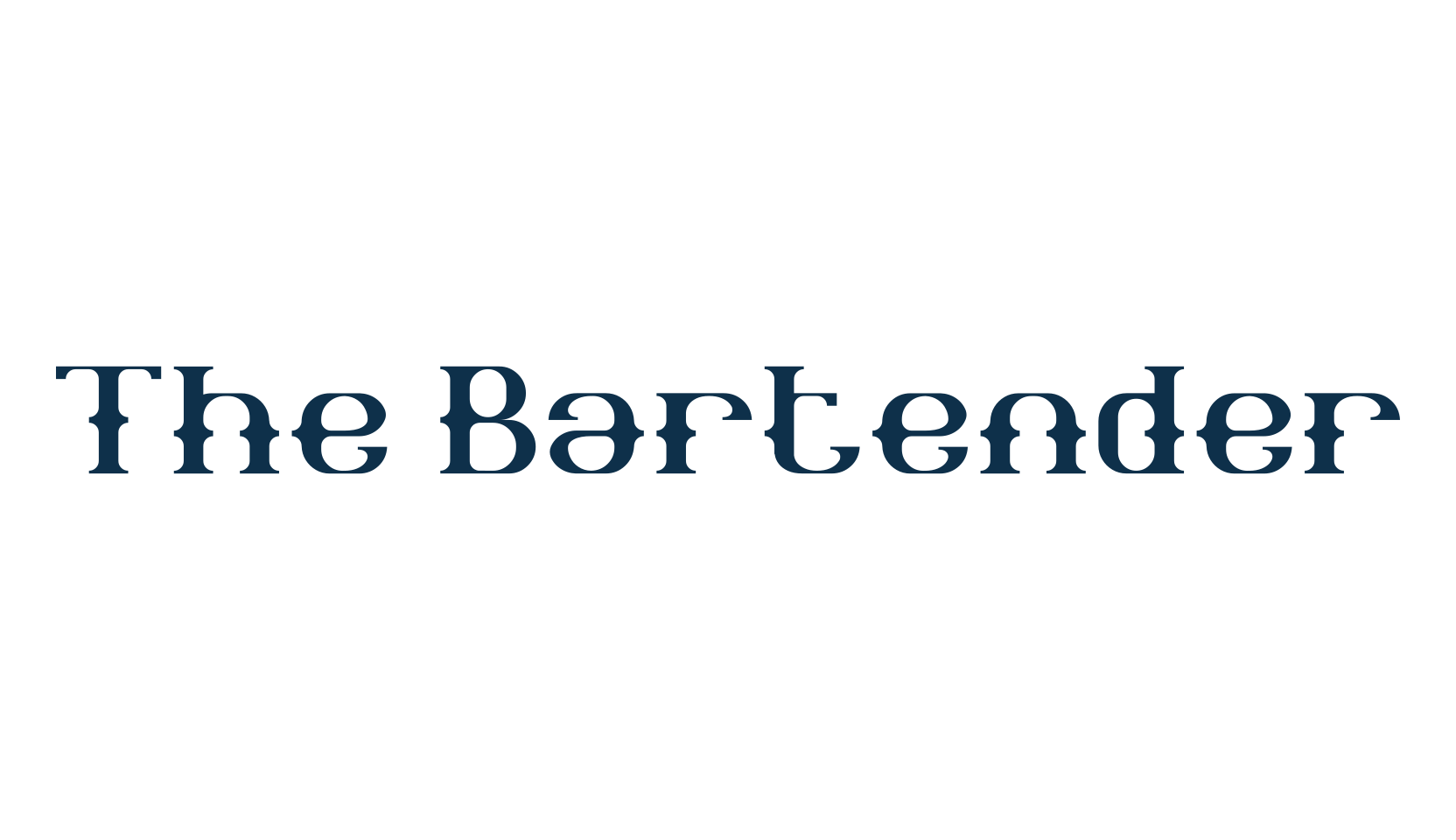 The Bartender, western font preview