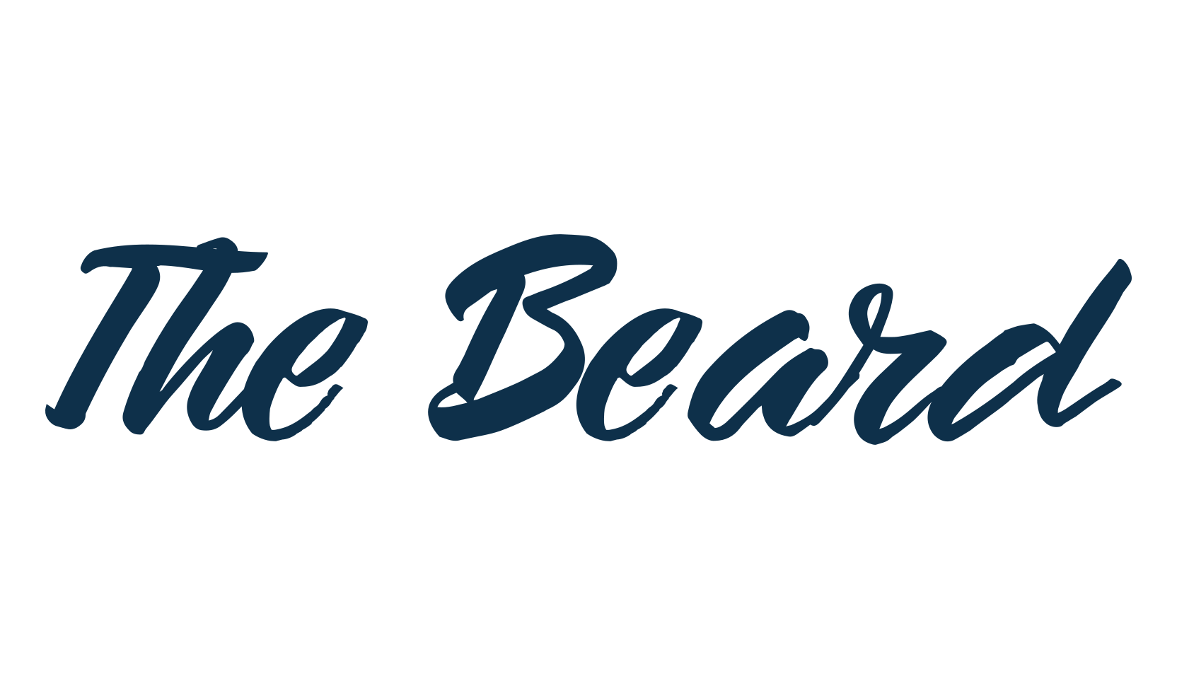 The Beard, handwriting font preview