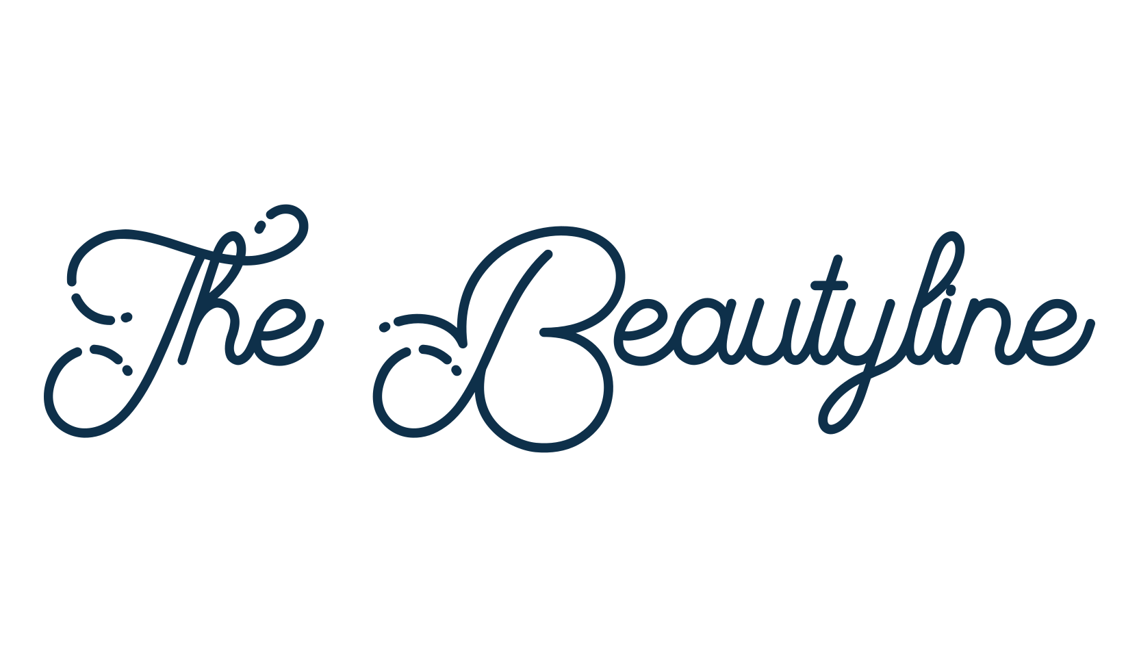The Beautyline, fancy various decorative script calligraphy font preview
