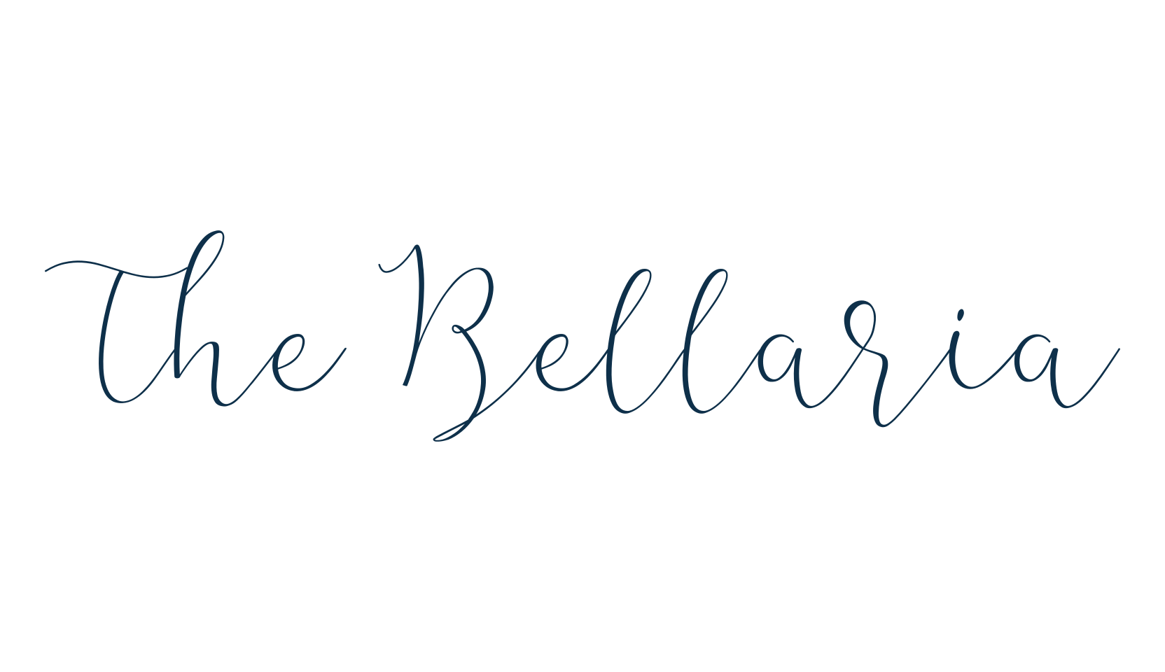 The Bellaria, script calligraphy fancy decorative font preview