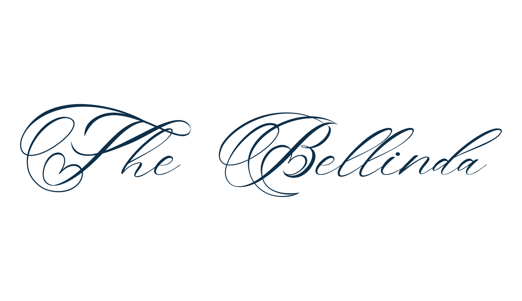 The Bellinda, script calligraphy fancy decorative font preview