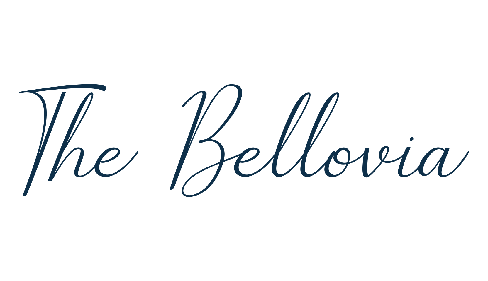 The Bellovia, script calligraphy fancy decorative font preview