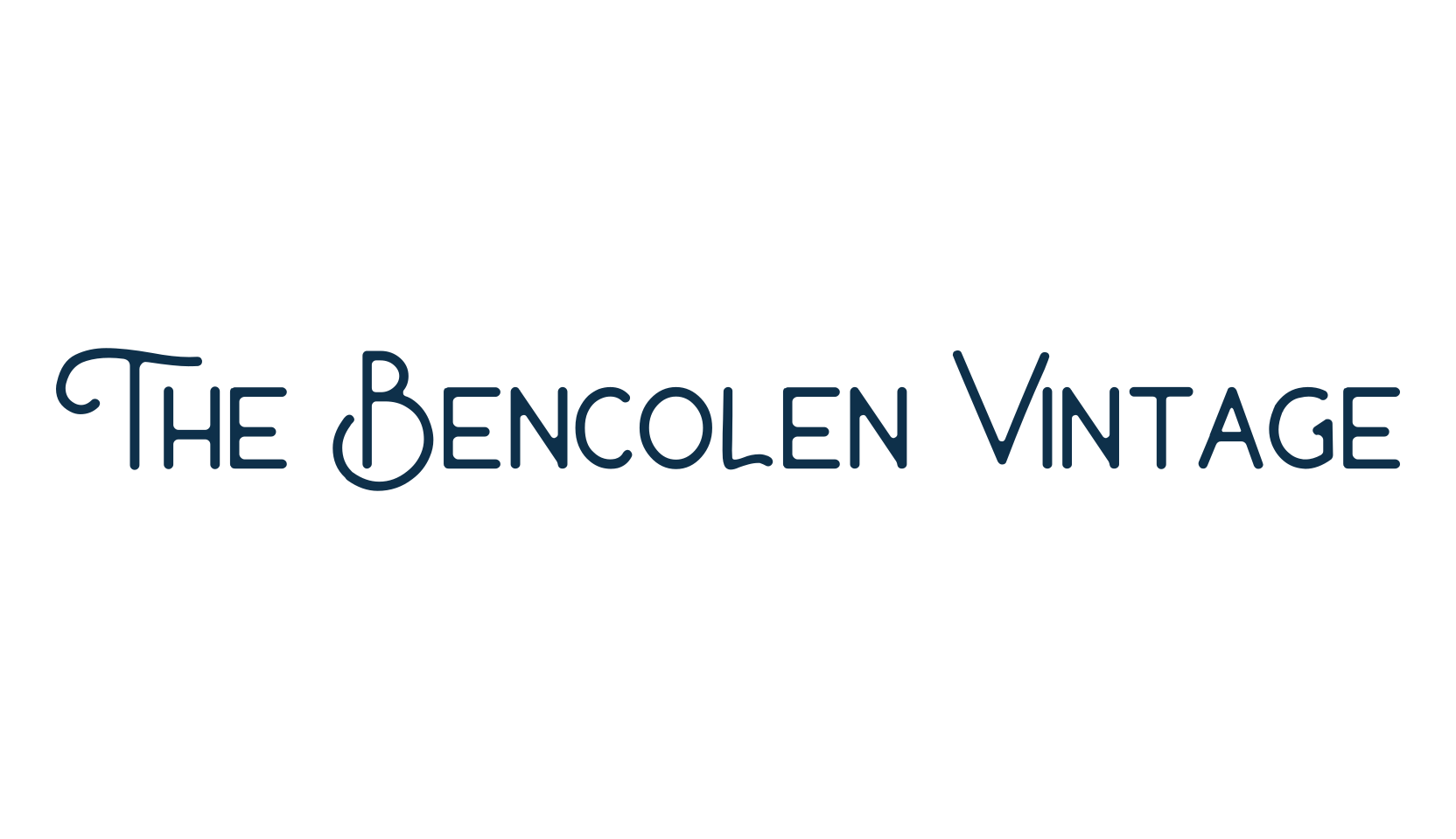 The Bencolen Vintage, fancy retro decorative font preview