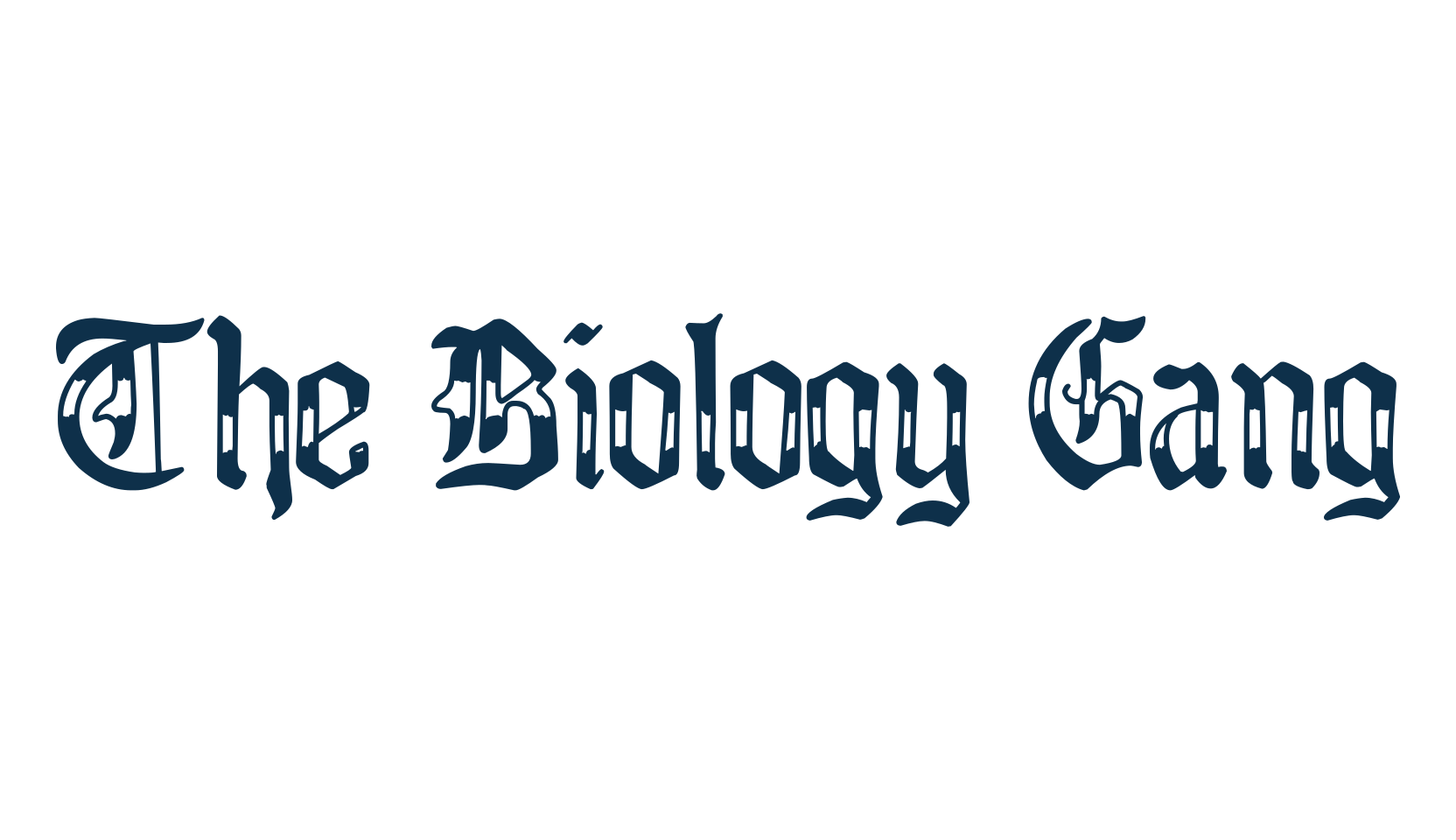 The Biology Gang, modern font preview