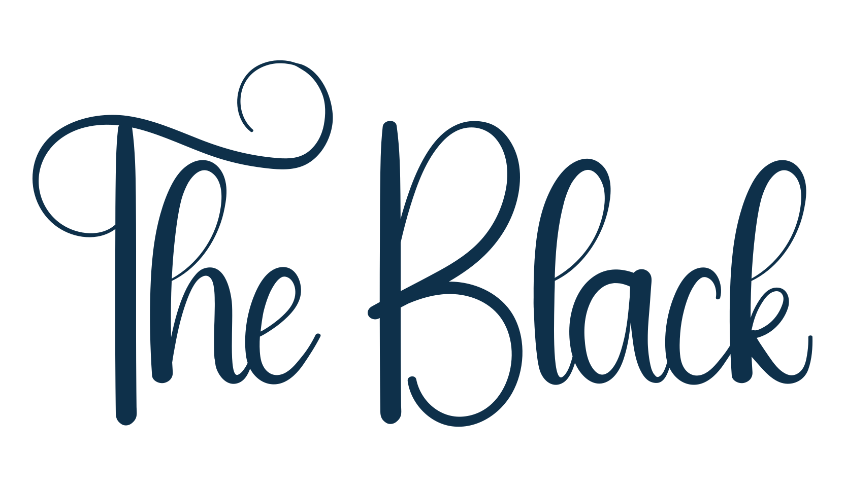 The Black (the-black-2), fancy various decorative script calligraphy font preview