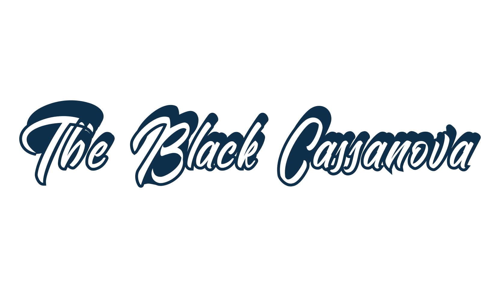 The Black Cassanova, fancy various decorative script calligraphy font preview