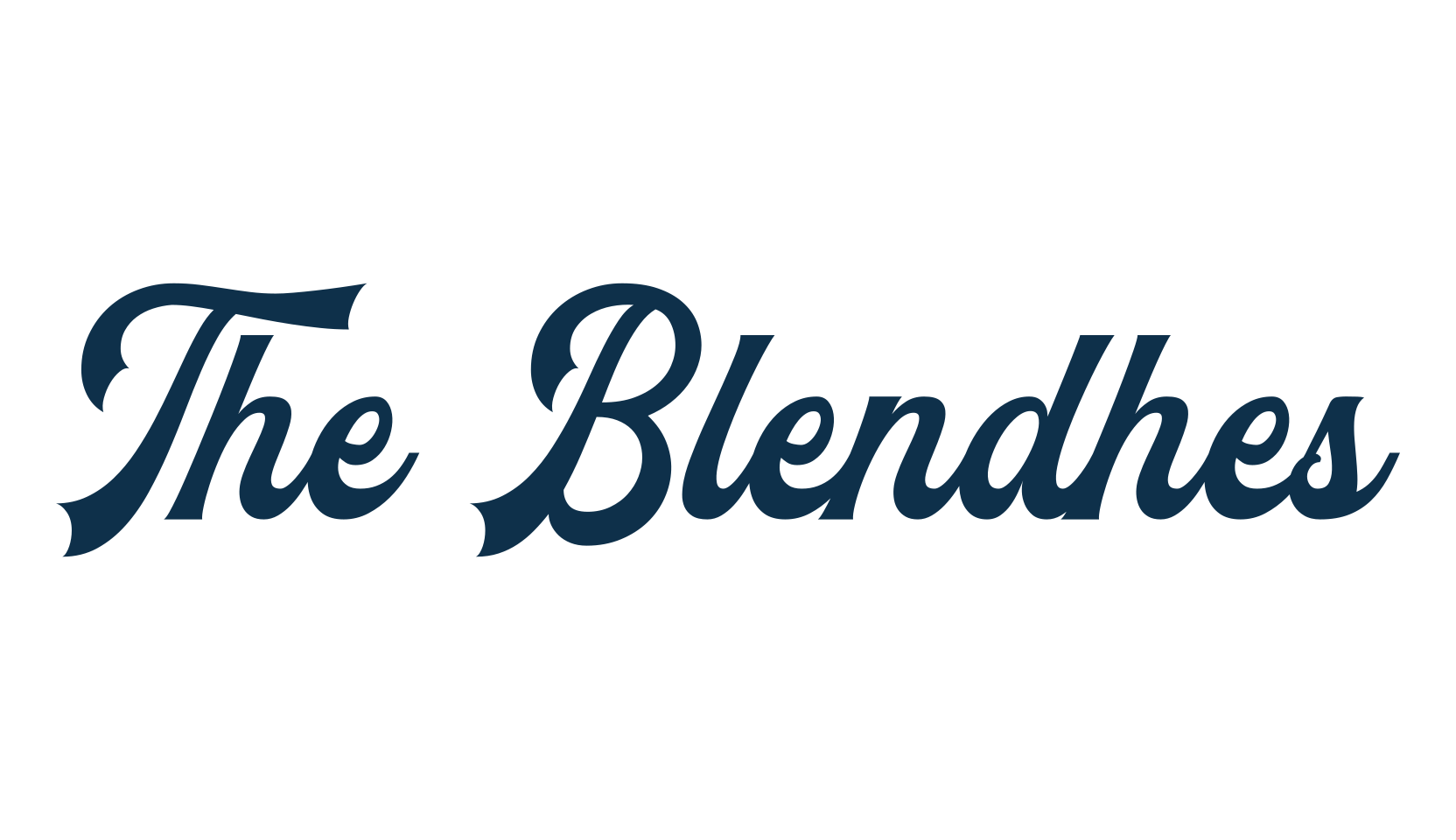 The Blendhes, fancy old school decorative script calligraphy font preview