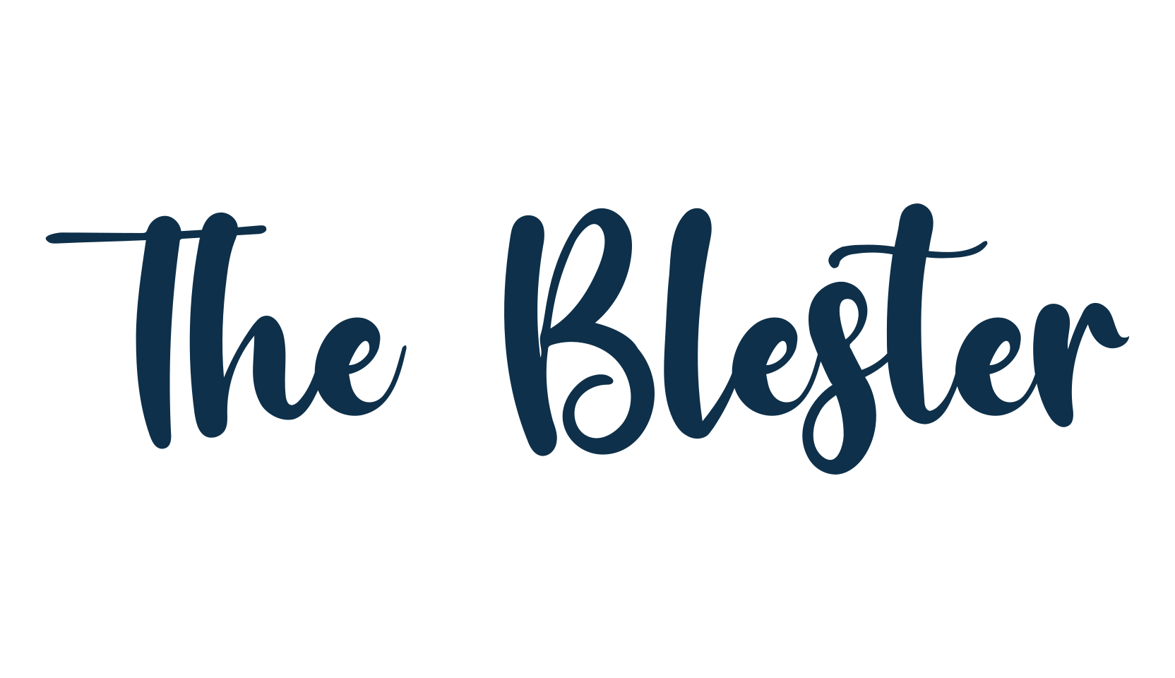 The Blester, fancy various decorative script calligraphy font preview