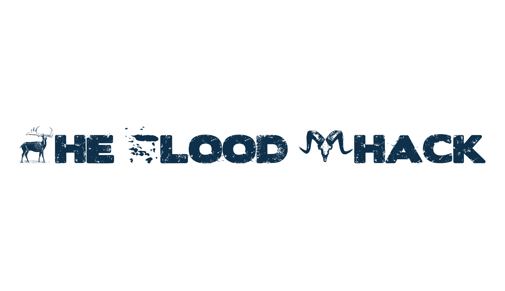The Blood Shack, fancy eroded decorative font preview