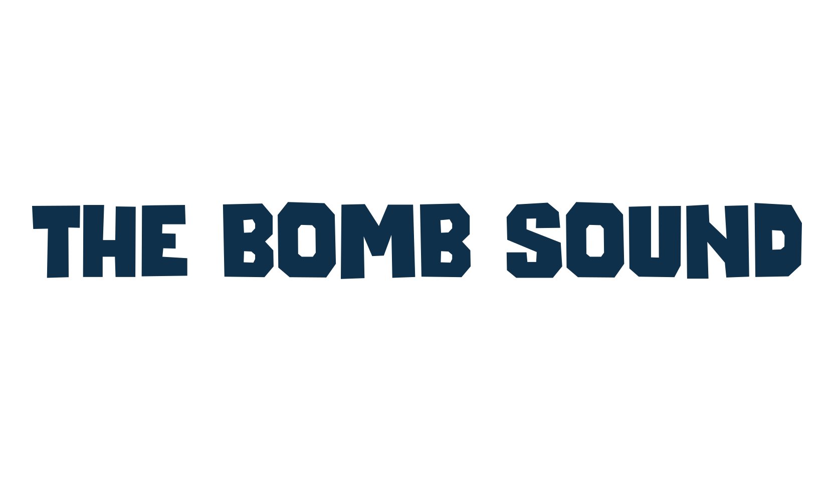 The Bomb Sound, fancy cartoon decorative font preview