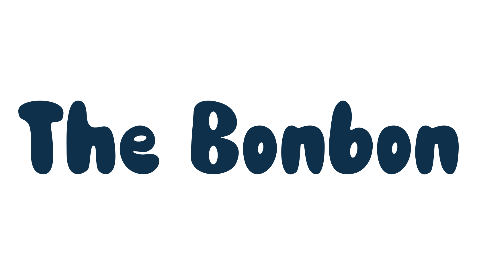 The Bonbon, cartoon font preview