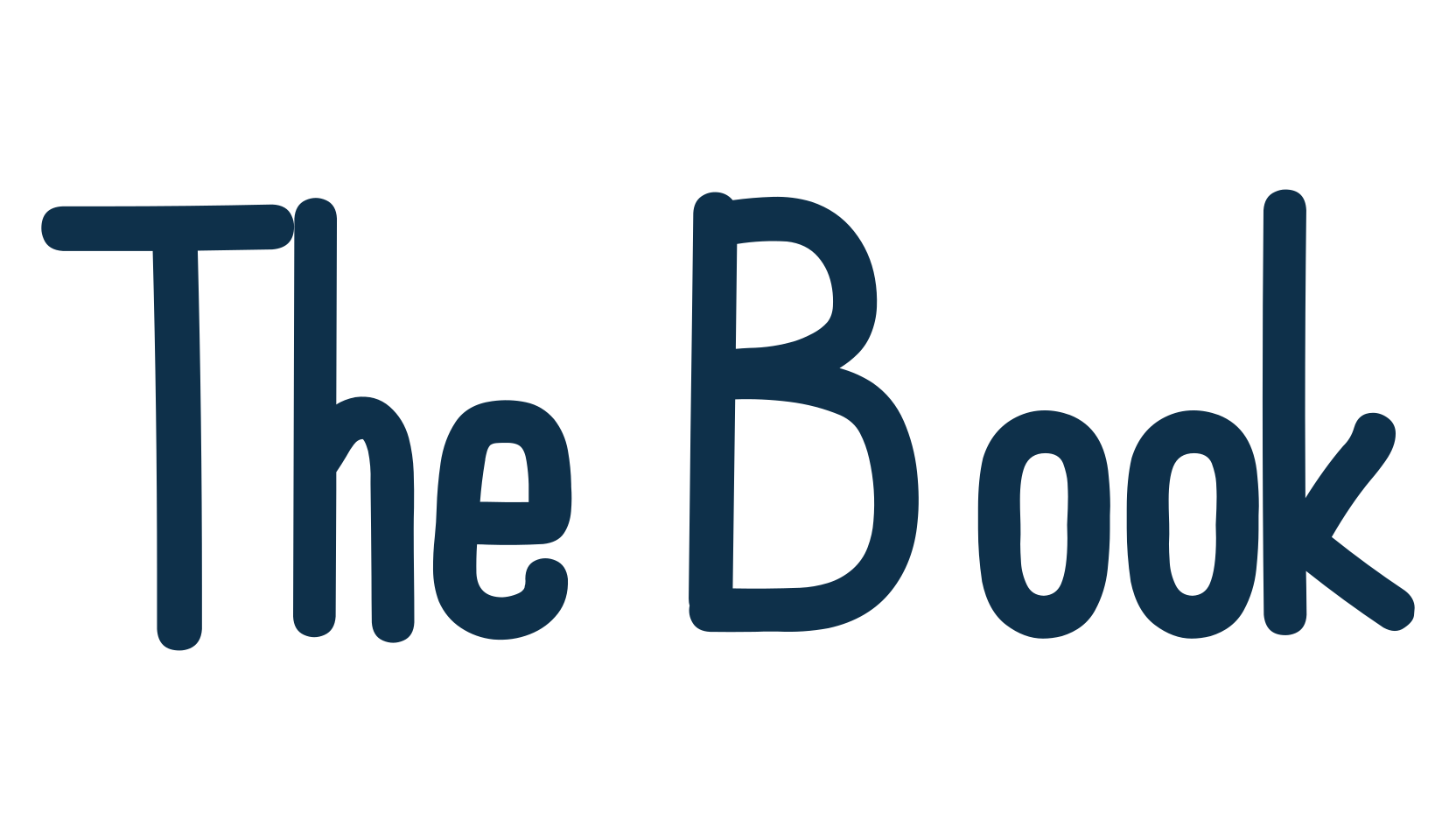 The Book, script handwritten fancy decorative calligraphy font preview