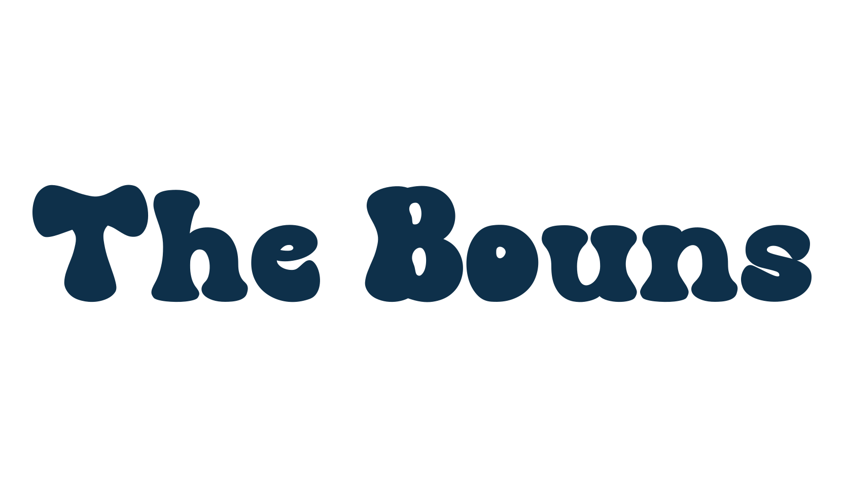 The Bouns, fancy groovy decorative font preview