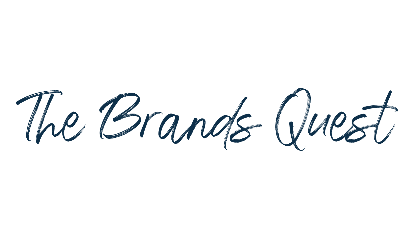 The Brands Quest, brush font preview