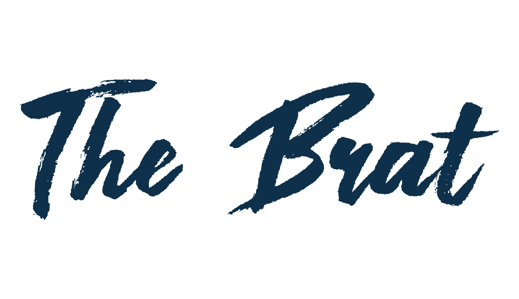 The Brat, brush font preview