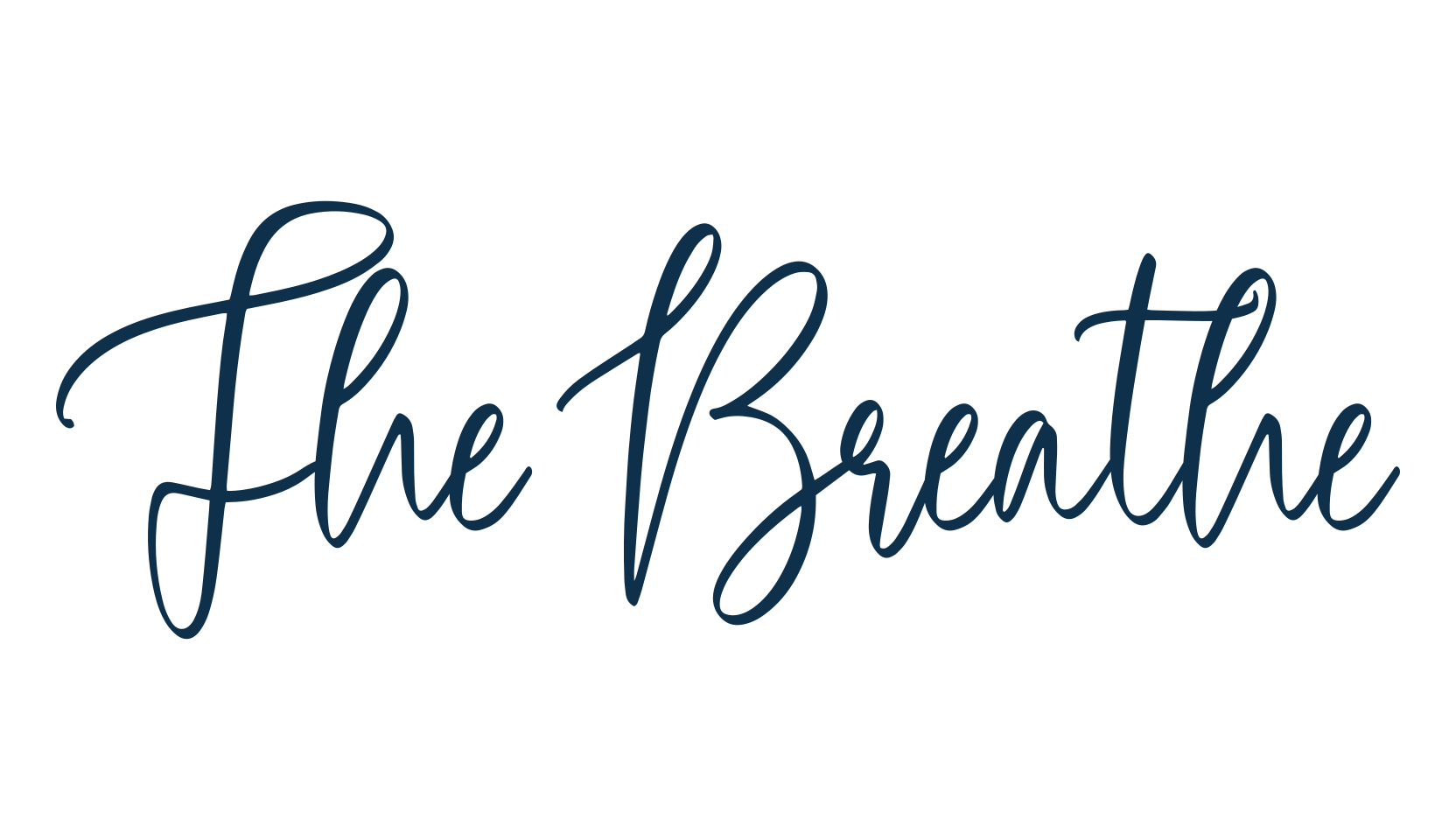 The Breathe, handwriting font preview