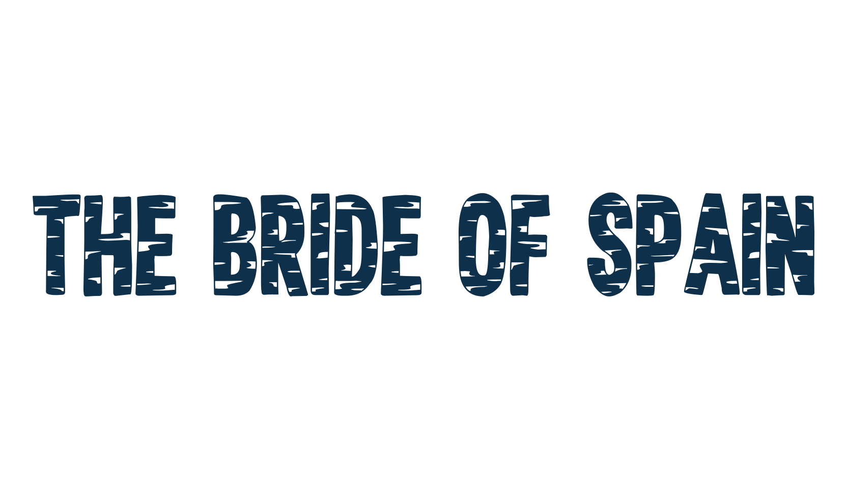 The Bride of Spain, fancy decorative font preview