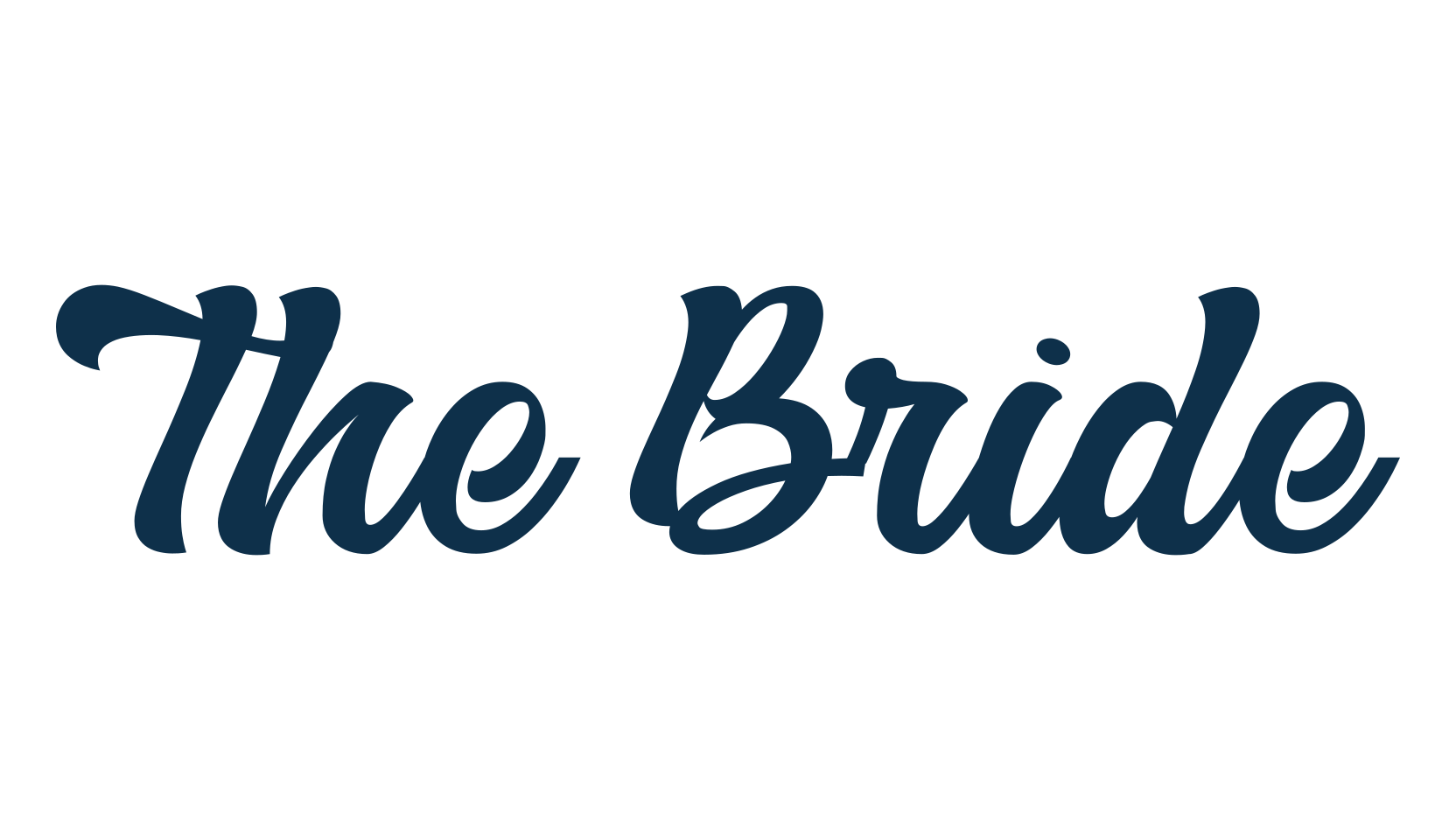The Bride, fancy old school decorative script calligraphy font preview