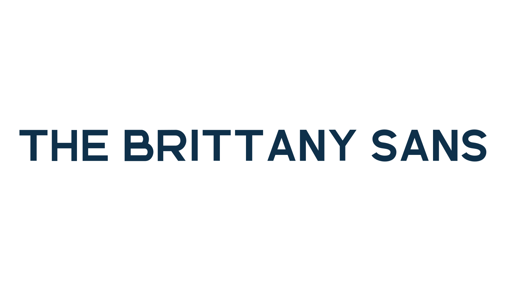 The Brittany Sans, sans serif font preview
