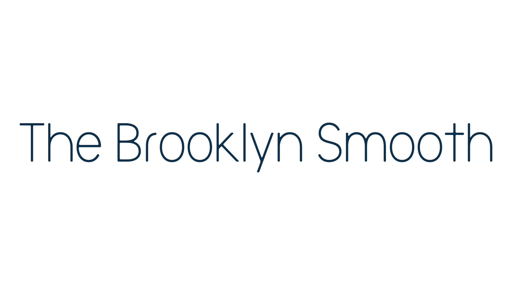 The Brooklyn Smooth, basic sans serif font preview