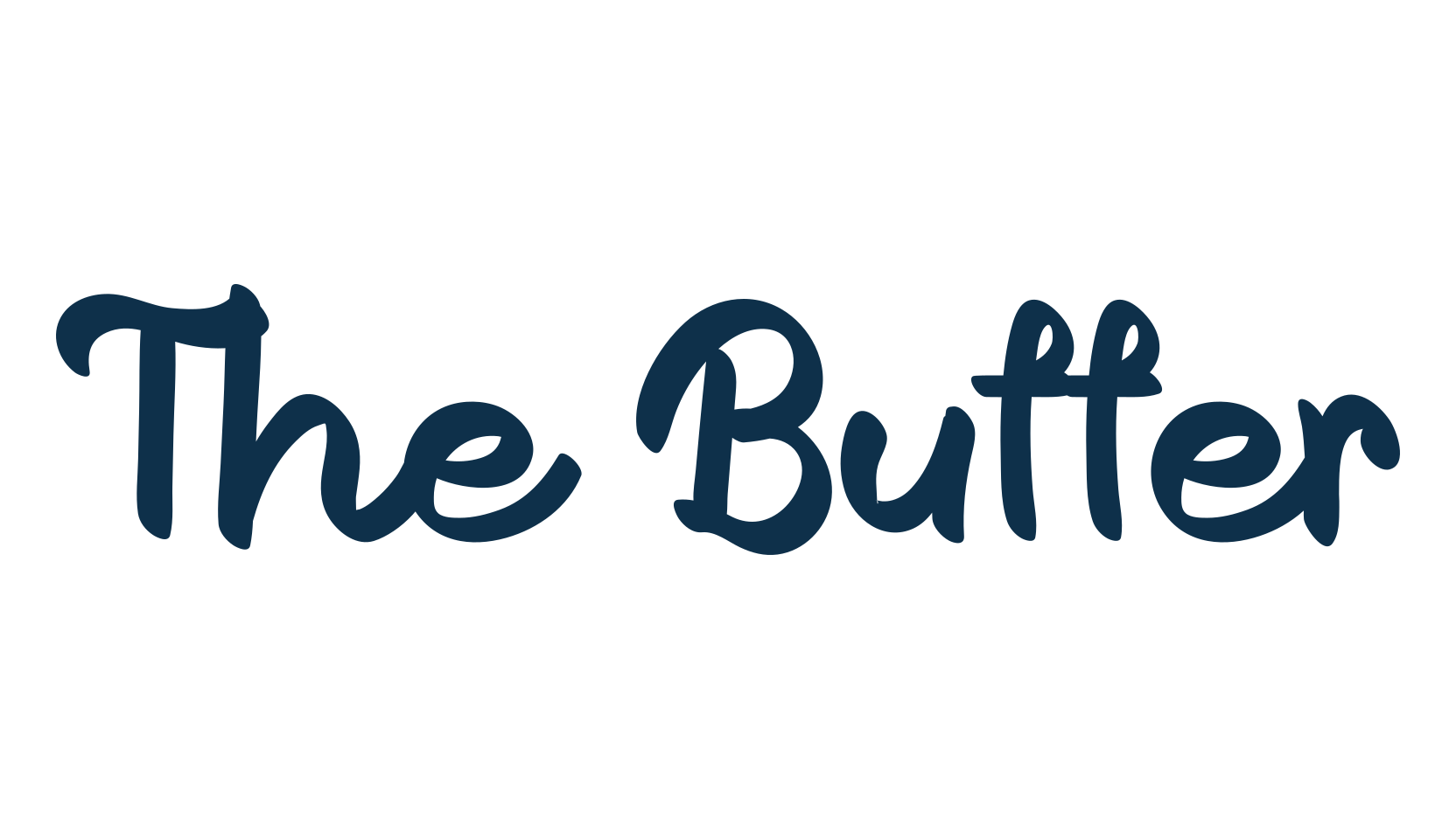 The Butter, script handwritten fancy decorative calligraphy font preview