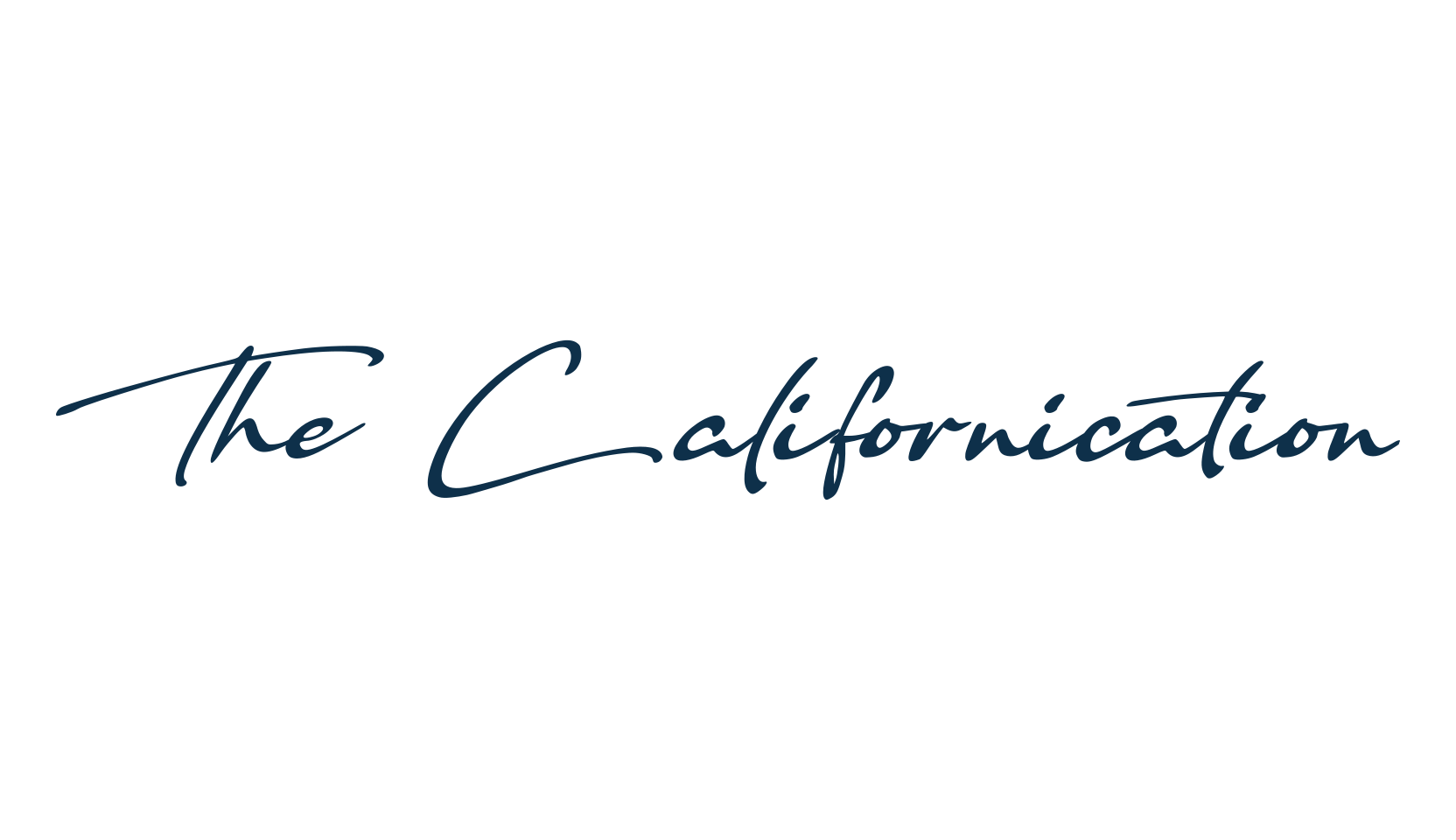 The Californication, script handwritten fancy decorative calligraphy font preview