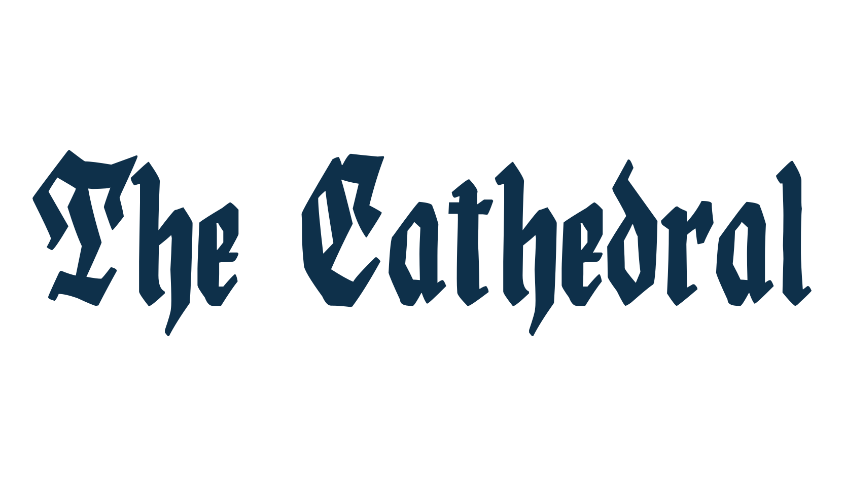 The Cathedral, modern font preview