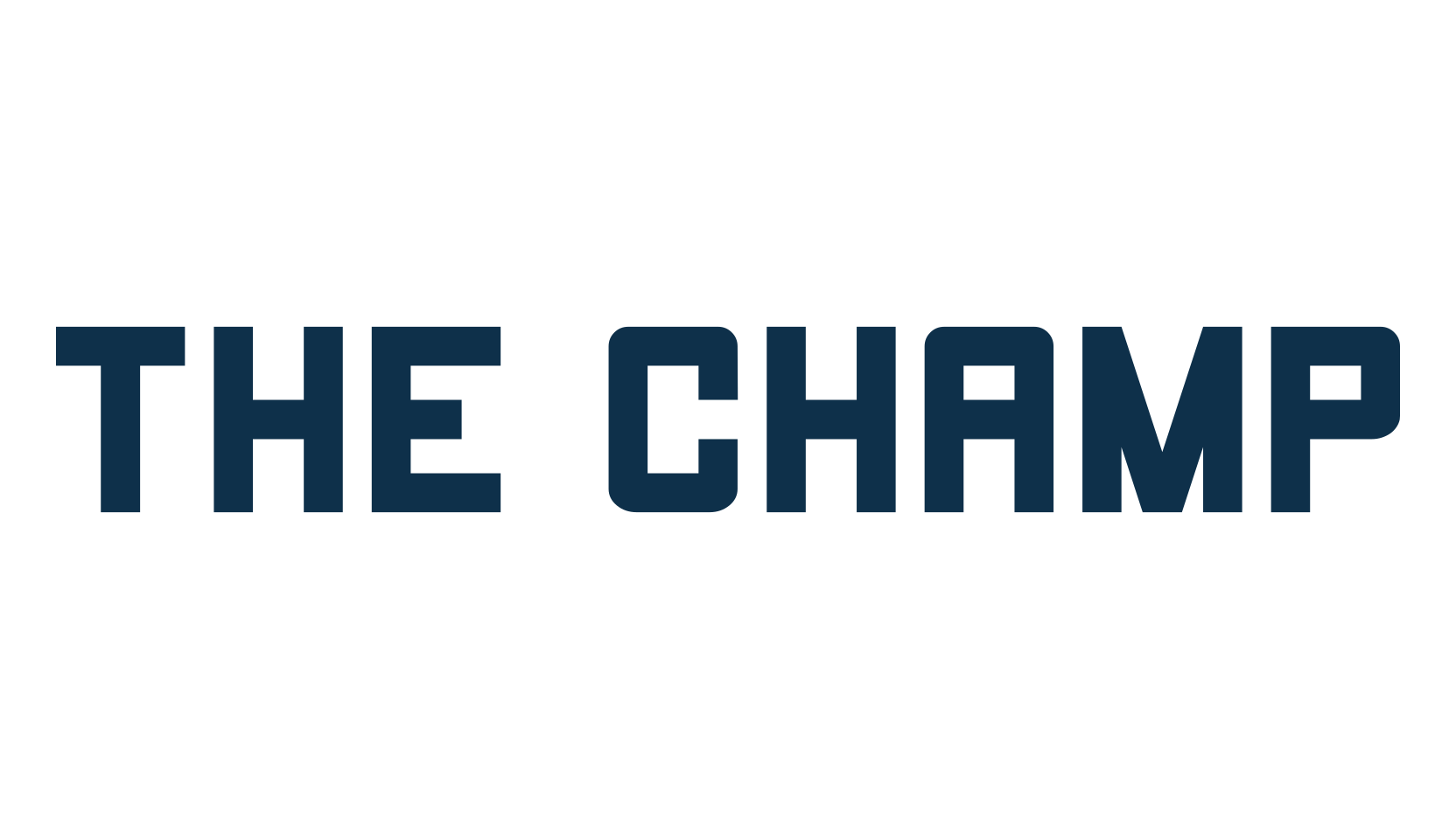 The Champ, sans serif font preview