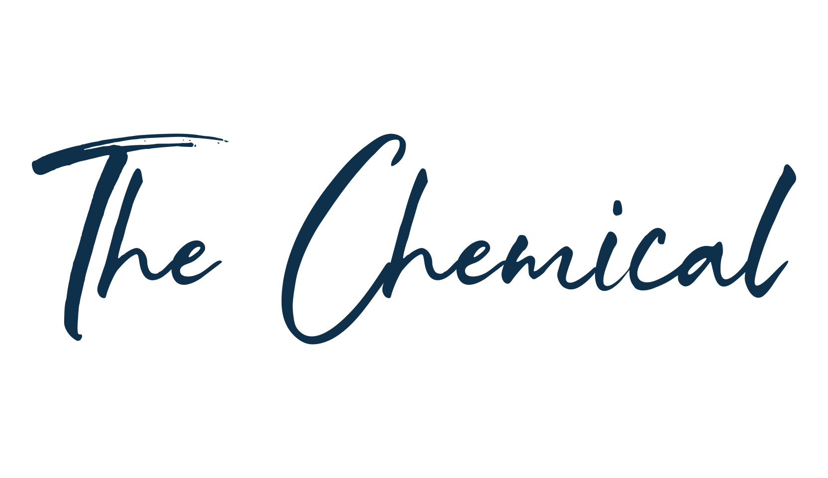 The Chemical, script brush fancy decorative calligraphy font preview