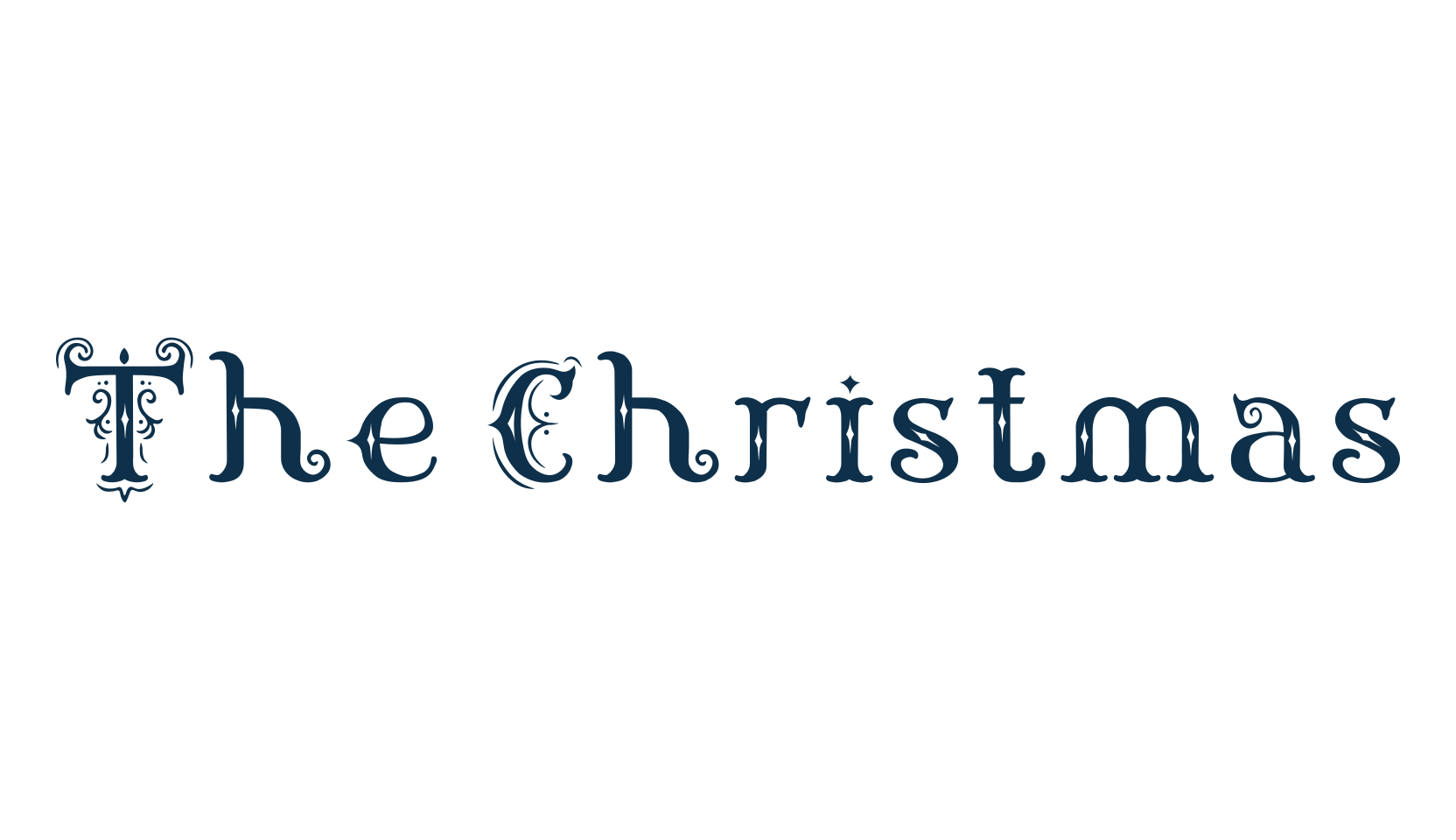 The Christmas (the-christmas-2), fancy decorative font preview