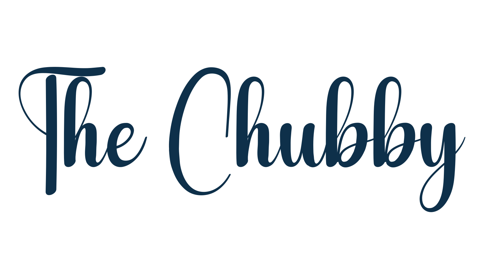 The Chubby, handwriting font preview
