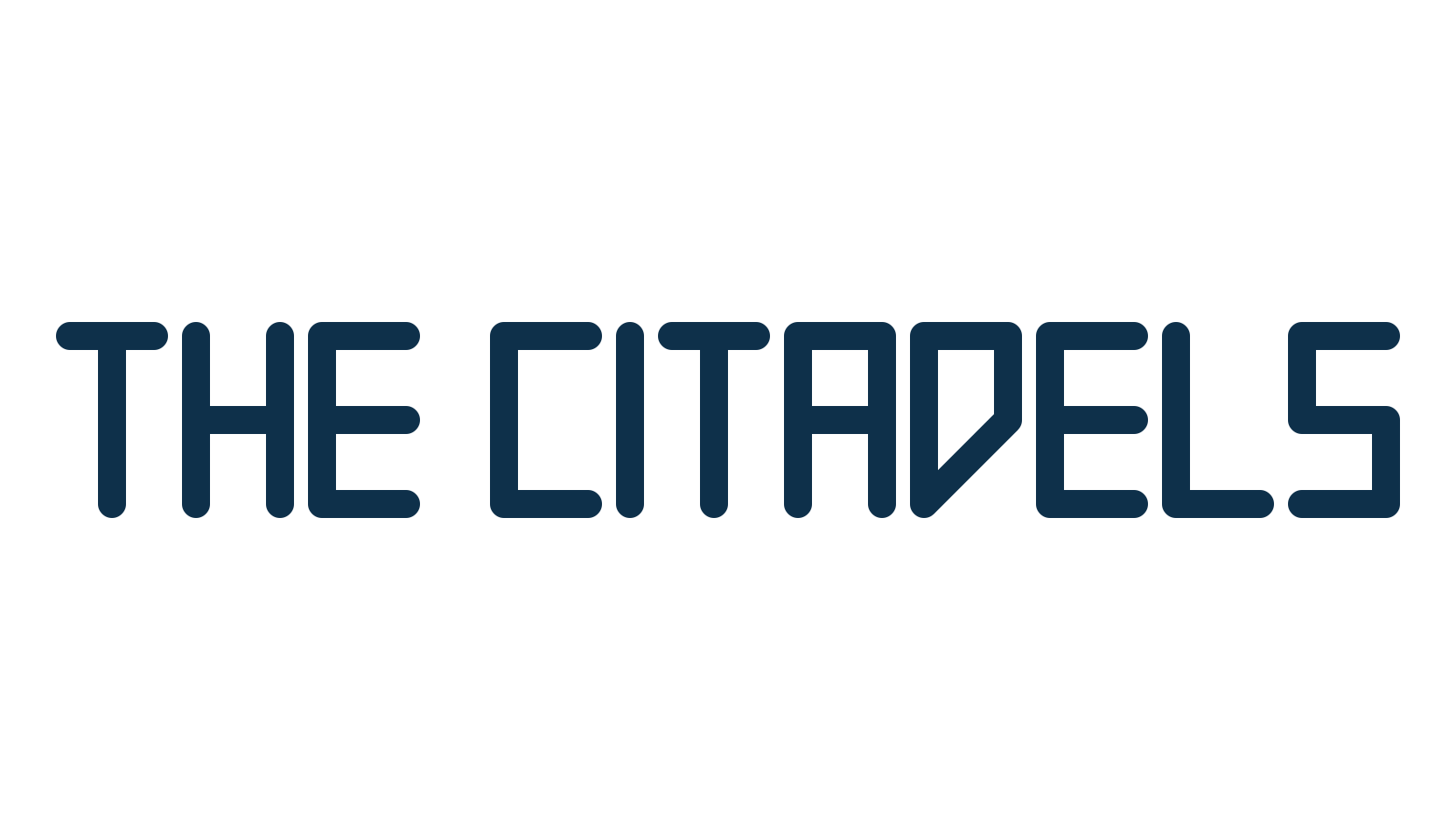 The Citadels, fancy various techno sci-fi font preview