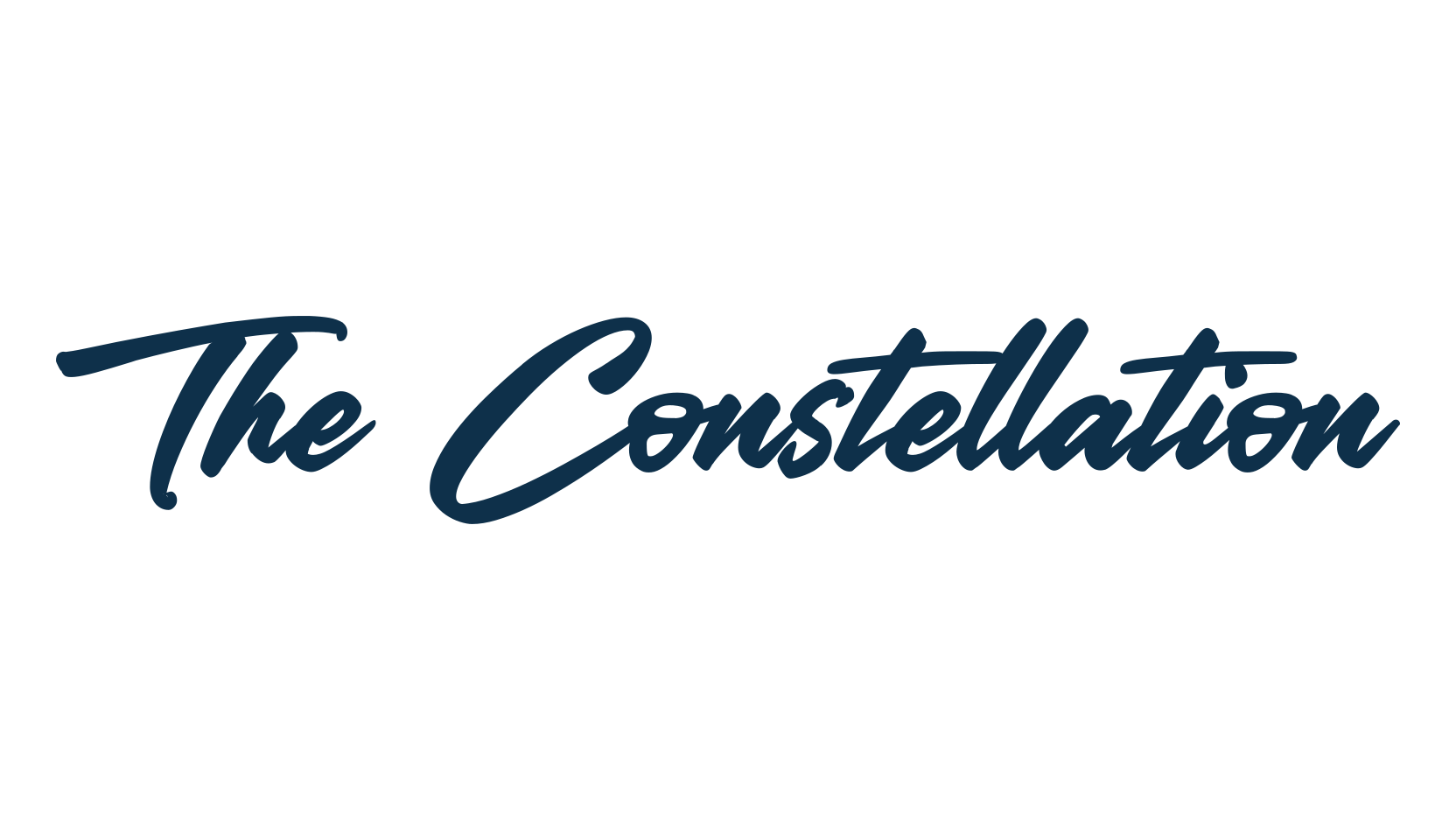 The Constellation, handwriting font preview