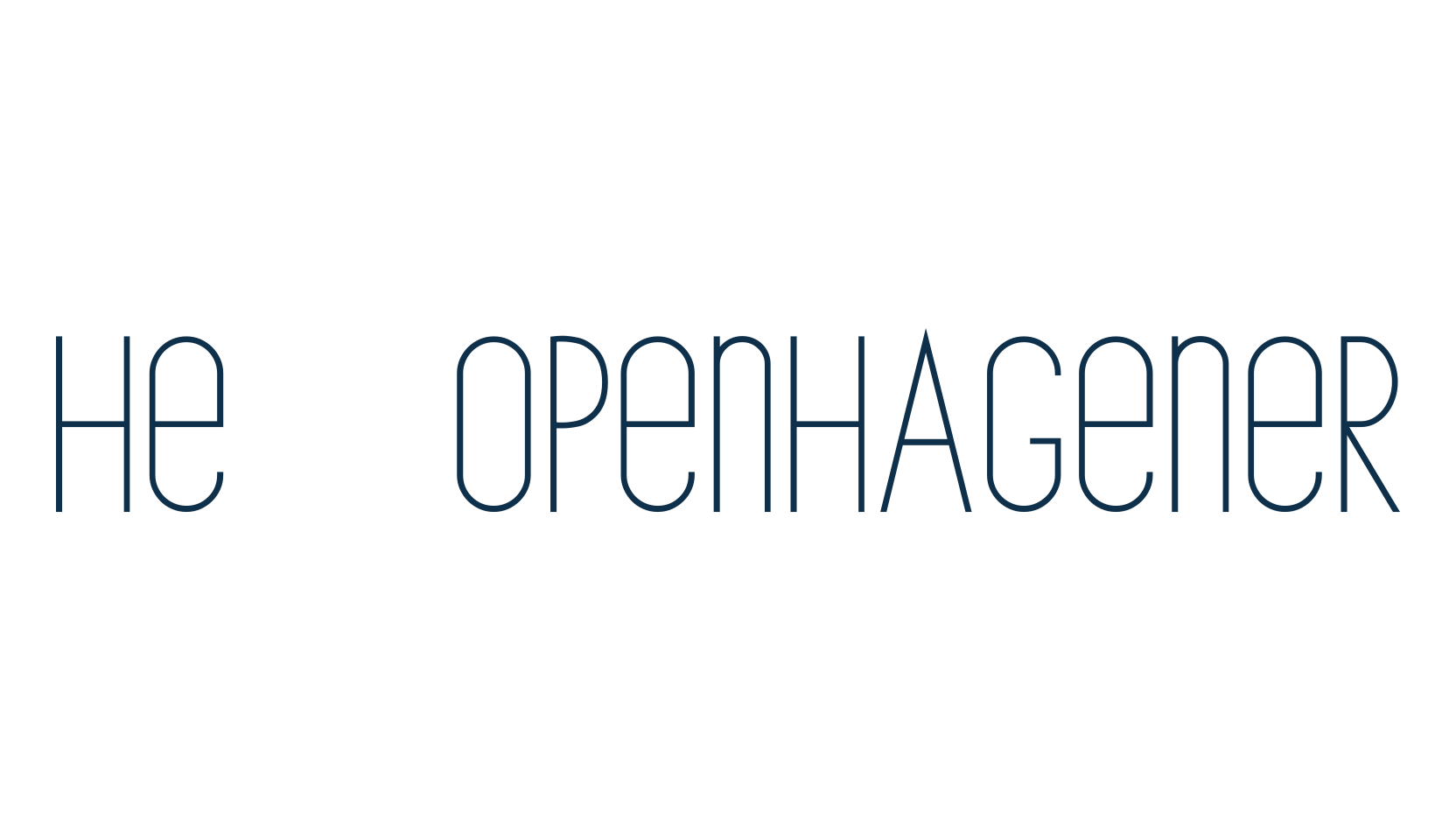 The Copenhagener, basic sans serif font preview