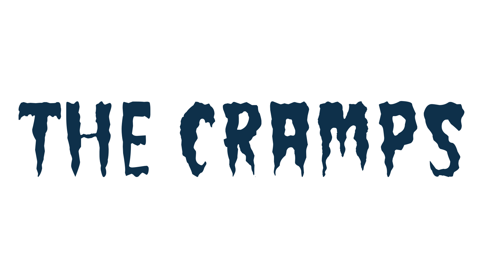 The Cramps, holiday halloween fancy decorative horror font preview