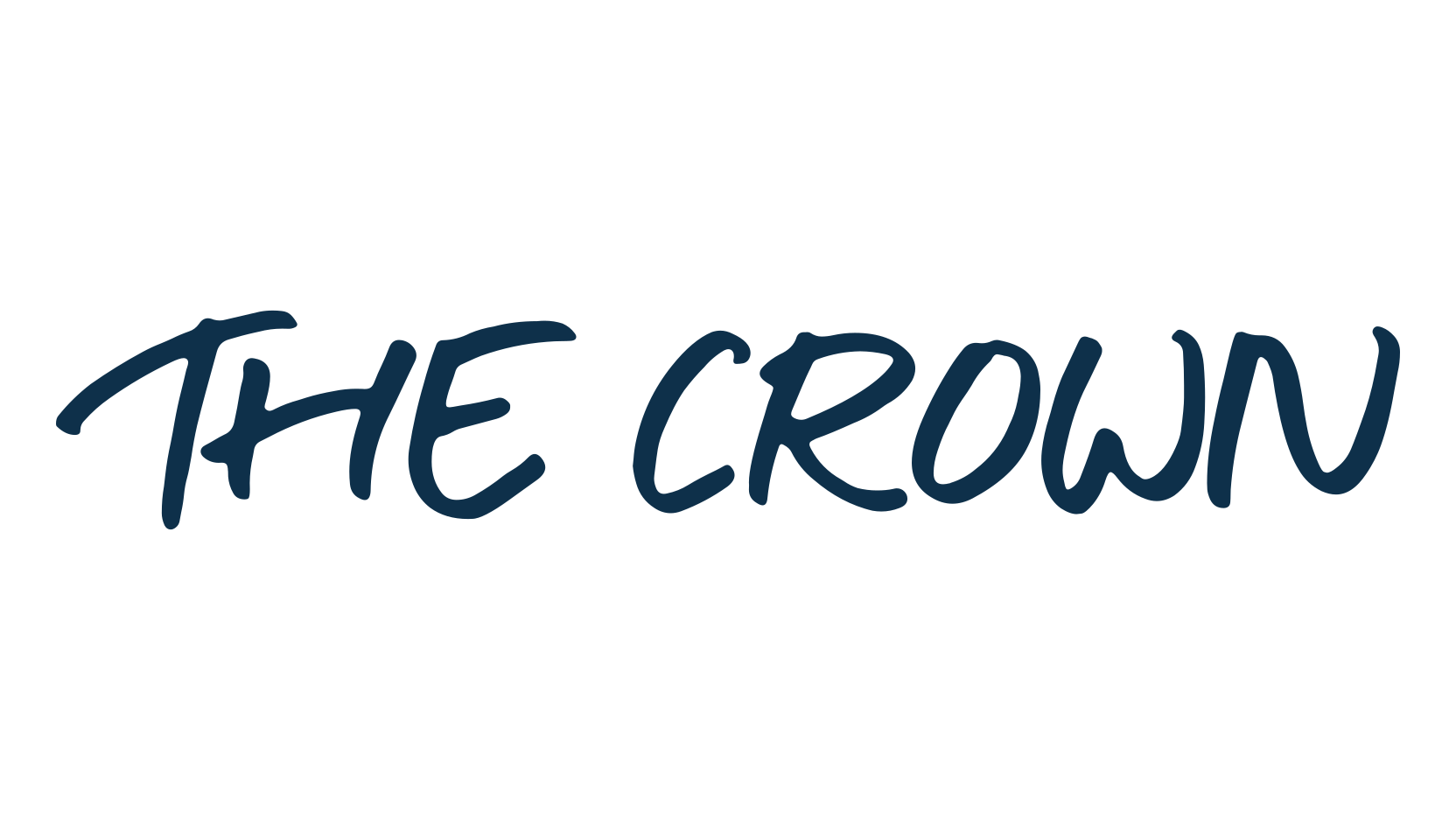 The Crown, handwriting font preview