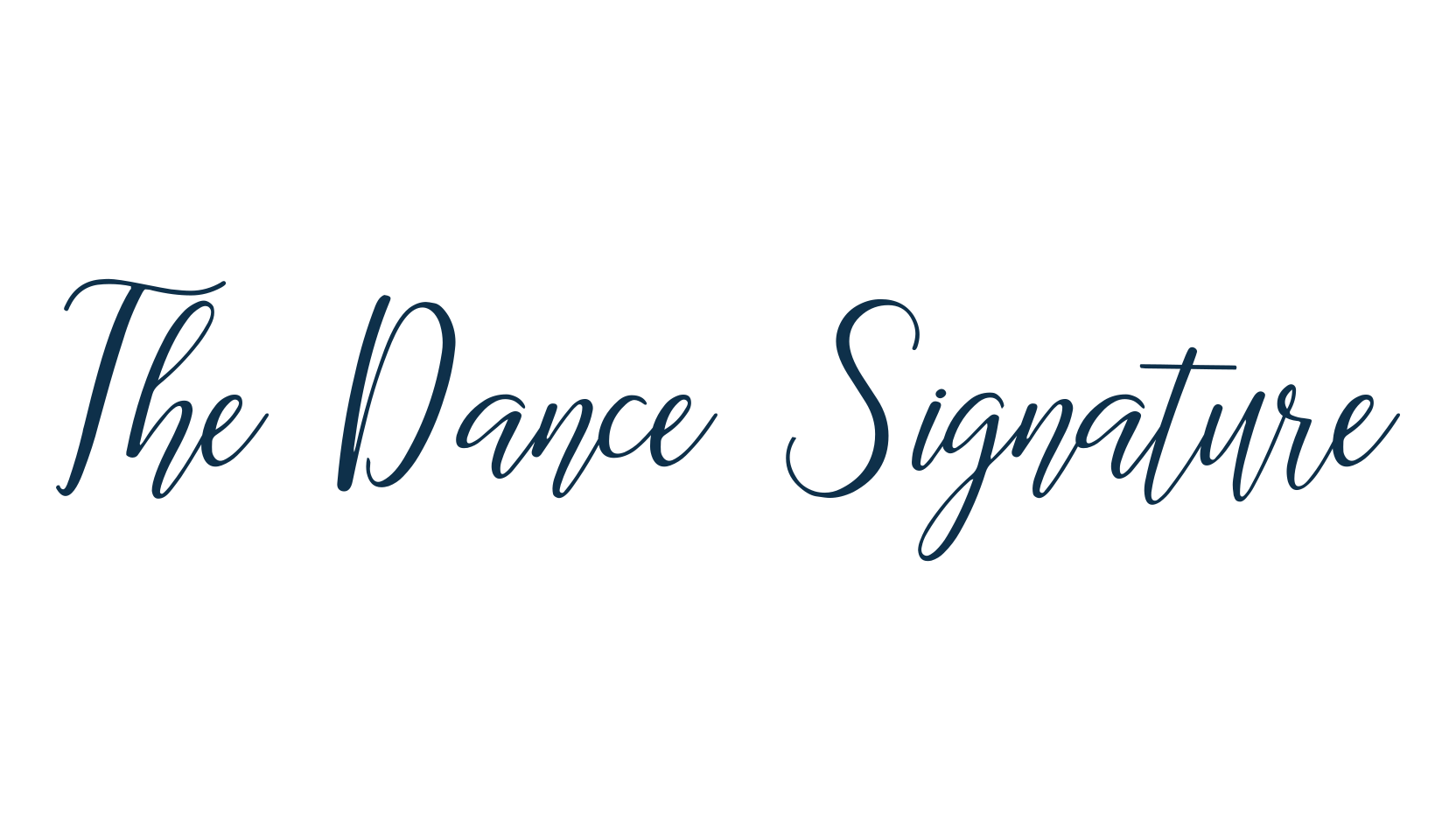 The Dance Signature, script handwritten fancy decorative calligraphy font preview