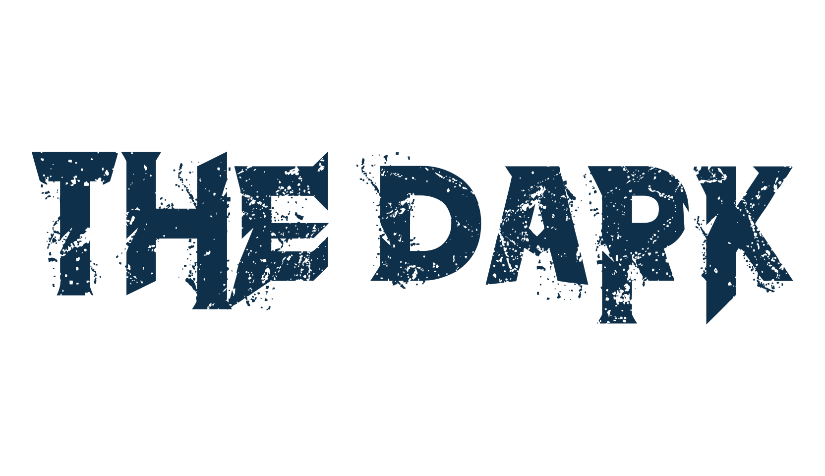 The Dark, fancy eroded decorative font preview