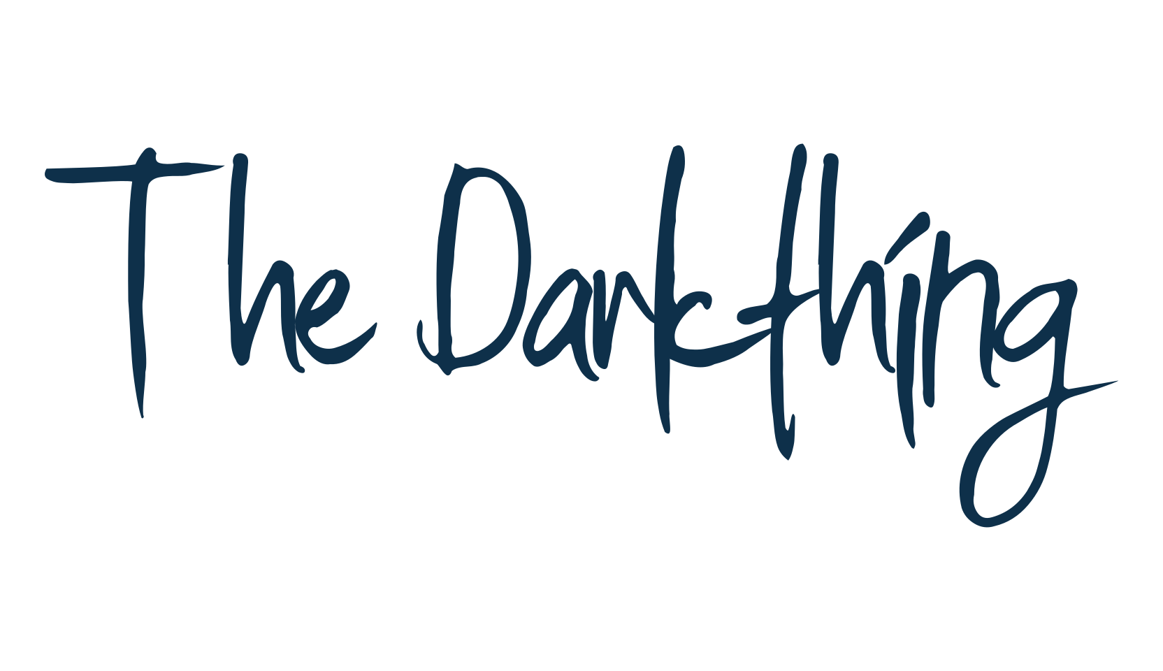 The Darkthing, halloween font preview