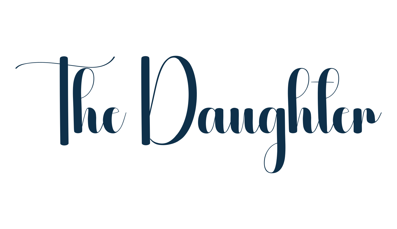 The Daughter, fancy various decorative script calligraphy font preview
