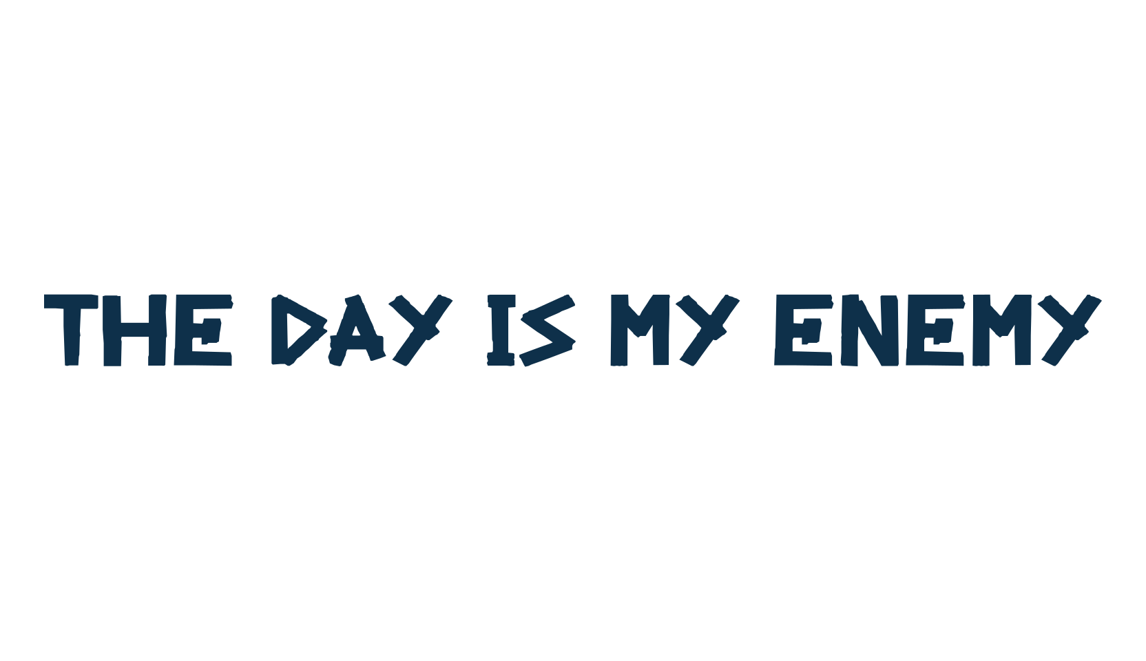 The Day Is My Enemy, fancy various decorative font preview