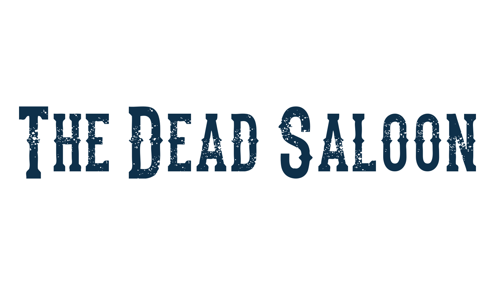 The Dead Saloon, fancy western decorative font preview