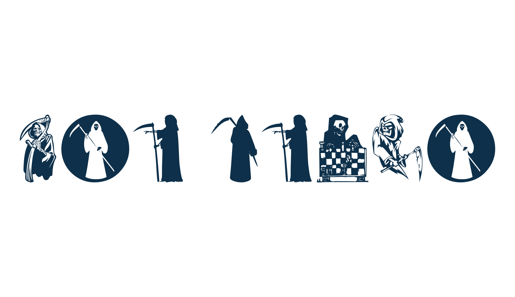 The Death, display market font preview