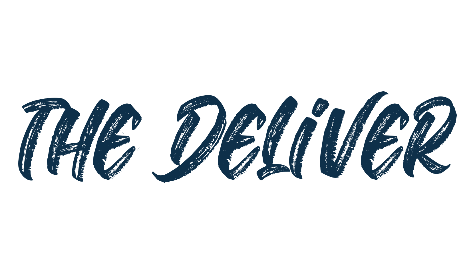 The Deliver, brush font preview