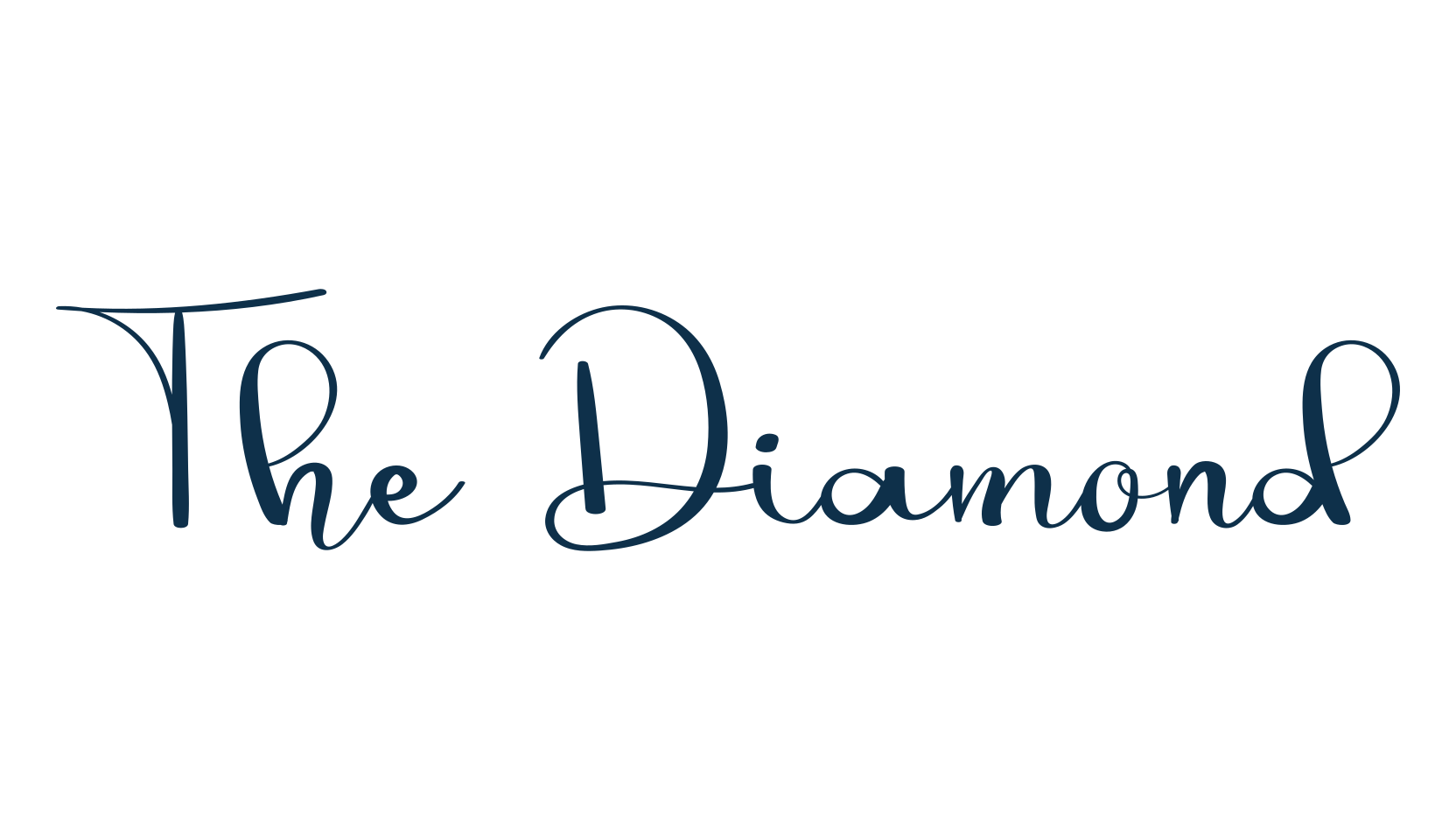 The Diamond, display market font preview