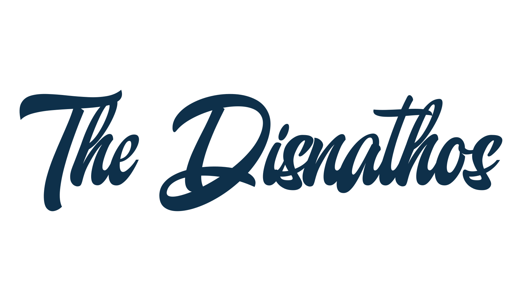 The Disnathos, calligraphy font preview