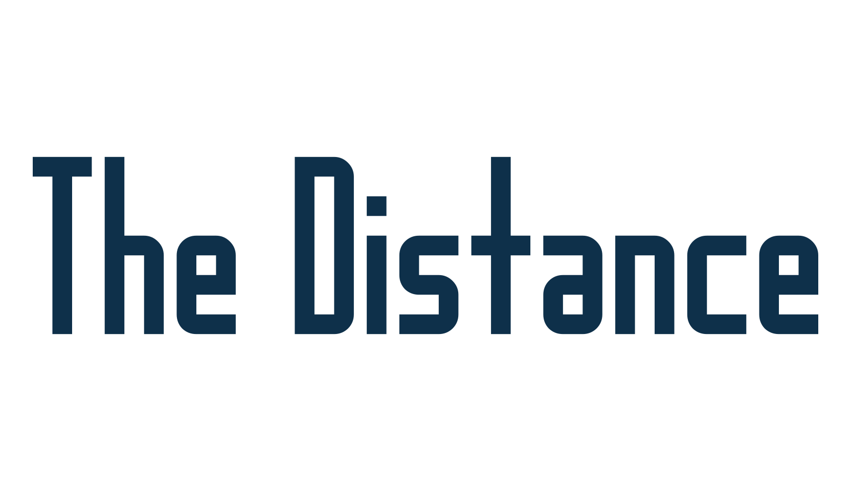 The Distance, various font preview